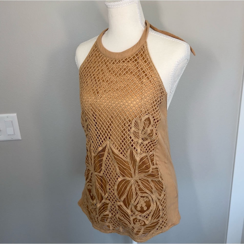 Gimmicks Golden Halter Top